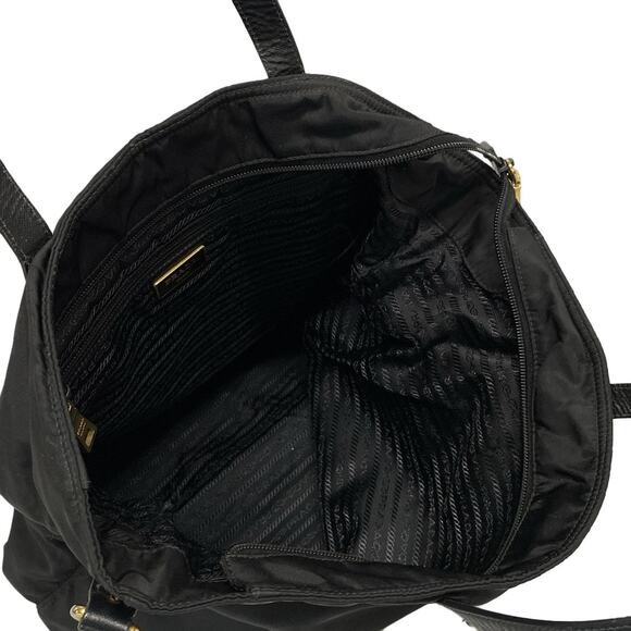 PRADA Triangle Logo Tote Bag - Picture 10 of 16